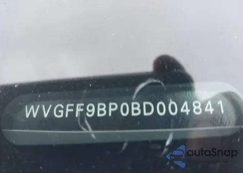 2011 Volkswagen Touareg Vr6 Lux из США, поврежденный, VIN WVGFF9BP0BD004841